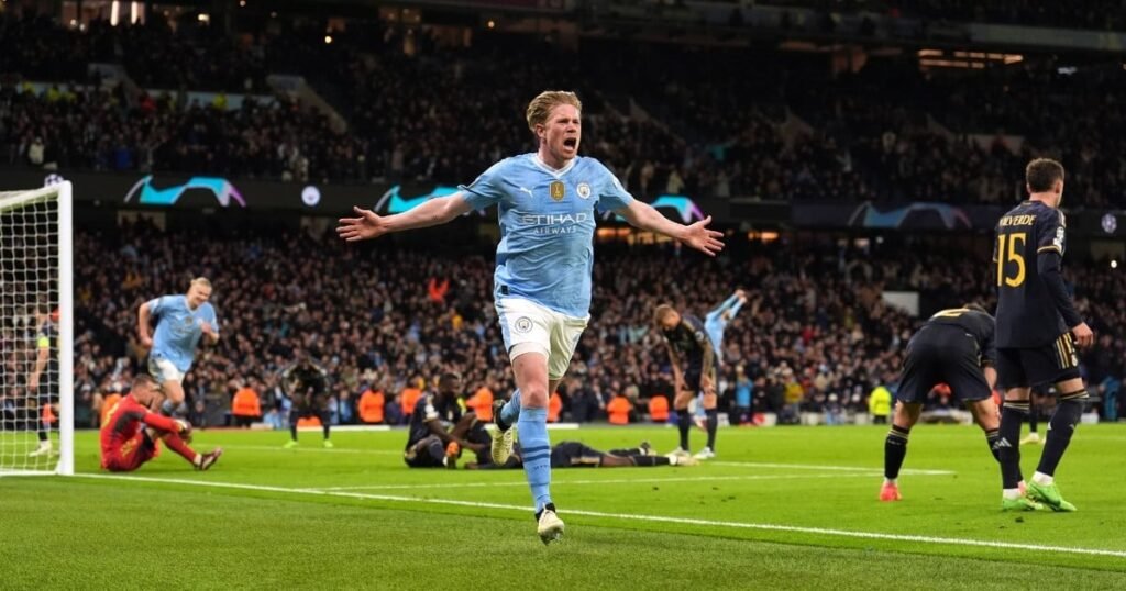 Manchester City: De Bruyne, Guardiola jubile