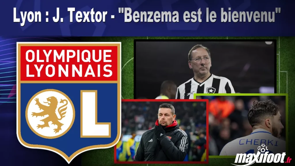 Lyon : J. Textor - "Benzema est le bienvenu" - Football