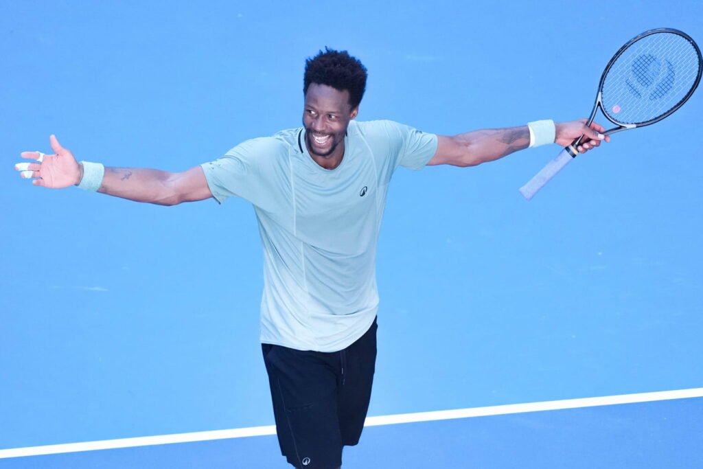 les images de l'immense exploit de Monfils, scores et résultats en direct