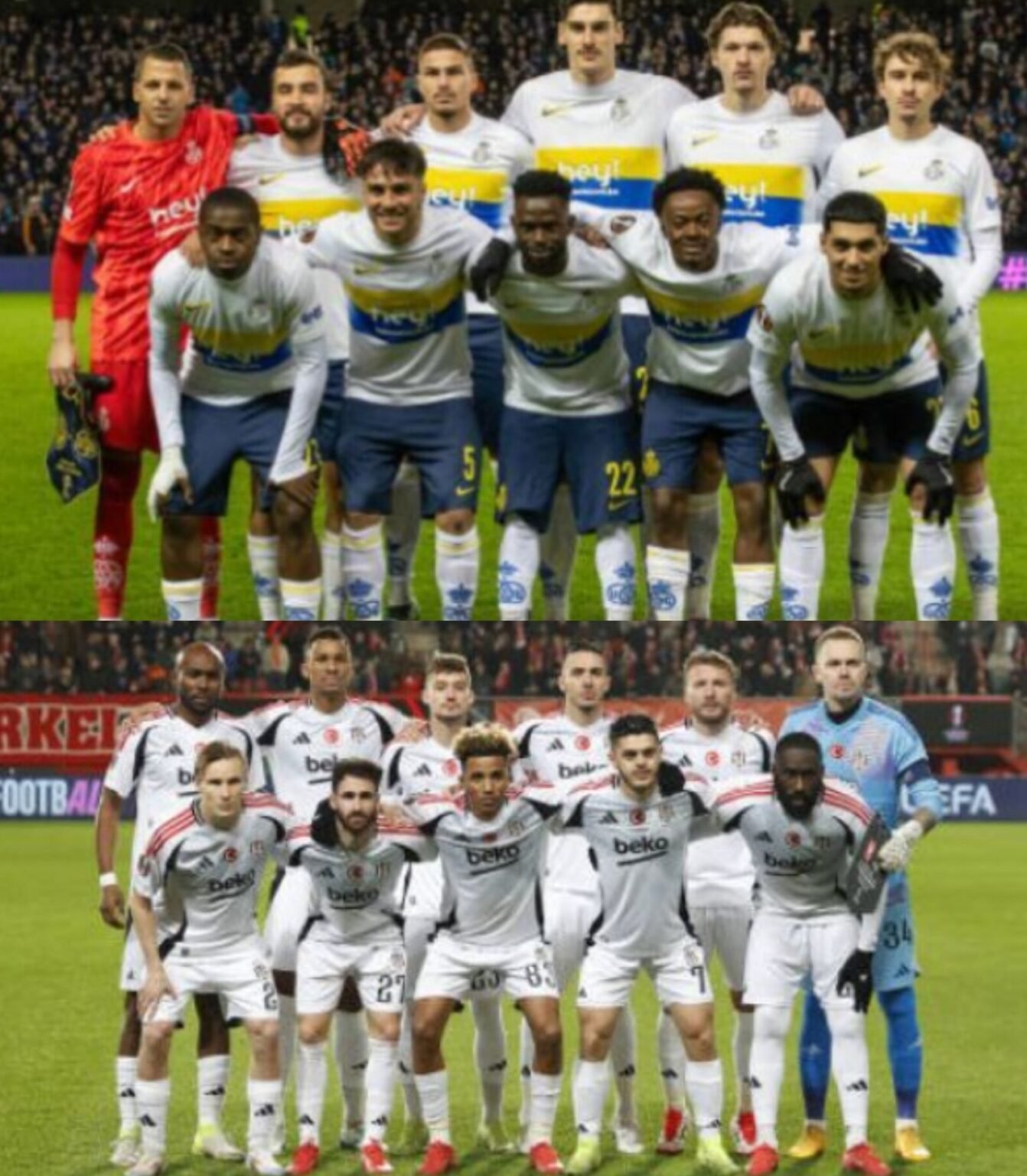 Europa League 2024-2025:UNION ST GILLOISE de SADIKI qualifié pour les barrages,BESIKTAS de MASUAKU éliminé.