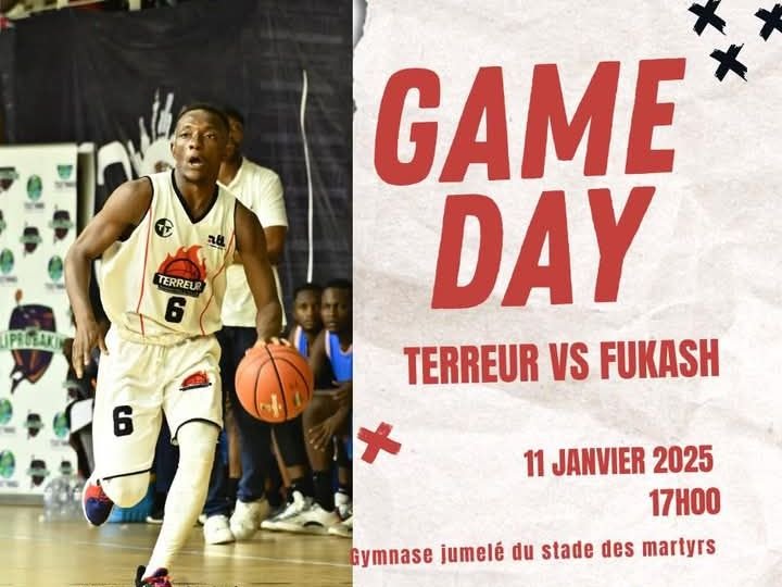 Basket-ball:Terreur vs Fukash,le choc de la 6è journée à la Liprobakin ce samedi 11 janvier Basket-ball:Terreur vs Fukash,le choc de la 6è journée à la Liprobakin ce samedi 11 janvier