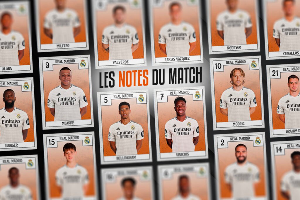 Notes : Valence - Real Madrid