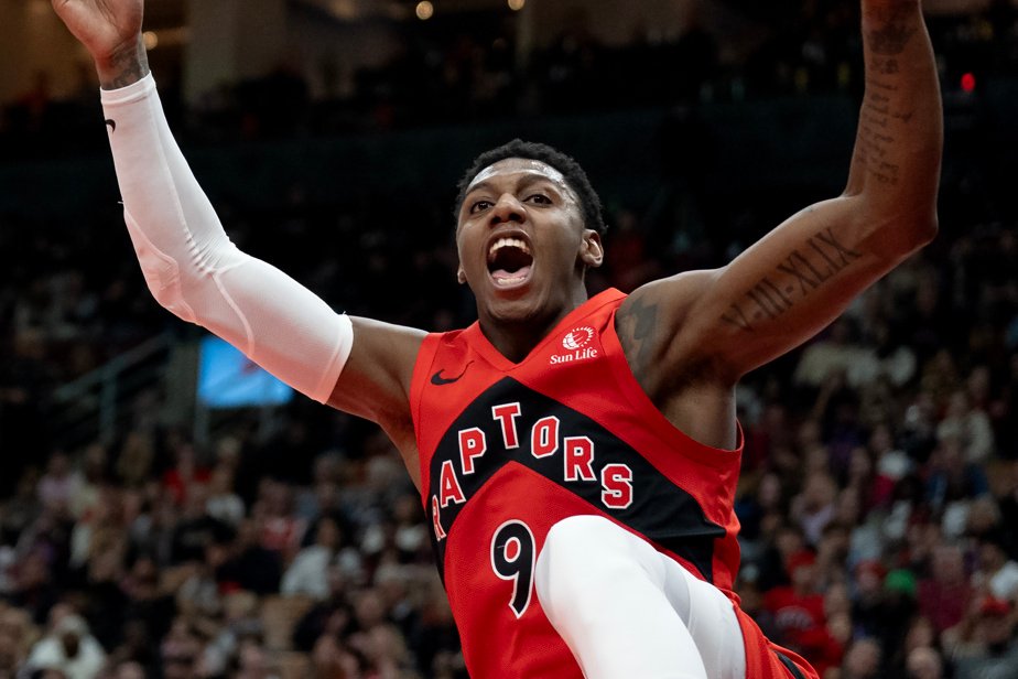 Raptors de Toronto | RJ Barrett se distingue comme une capture auprès les Clippers Raptors de Toronto | RJ Barrett se distingue dans une victoire contre les Clippers