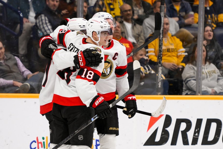 Lundi dans lequel la LNH | Les Sénateurs défont les Predators 5-2 verso enlever un 5e ludisme de prolongement Lundi dans la LNH | Les Sénateurs défont les Predators 5-2 pour remporter un 5e match de suite