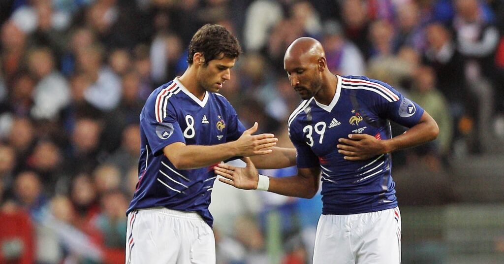 Nicolas Anelka bilan sur Yoann Gourcuff Nicolas Anelka balance sur Yoann Gourcuff