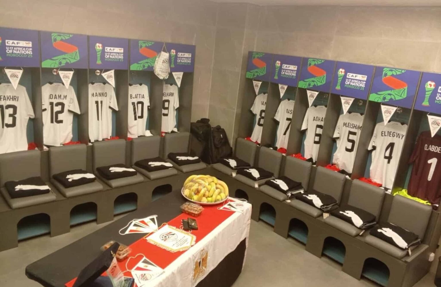 Afrique du Sud-Égypte, les compos officielles