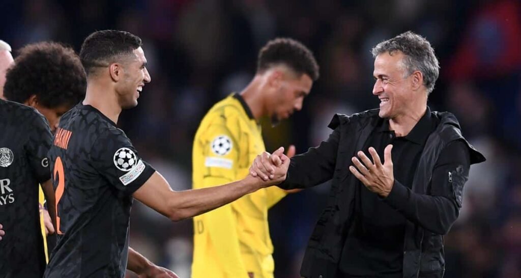 Hakimi et le PSG champions de France (Vidéo)