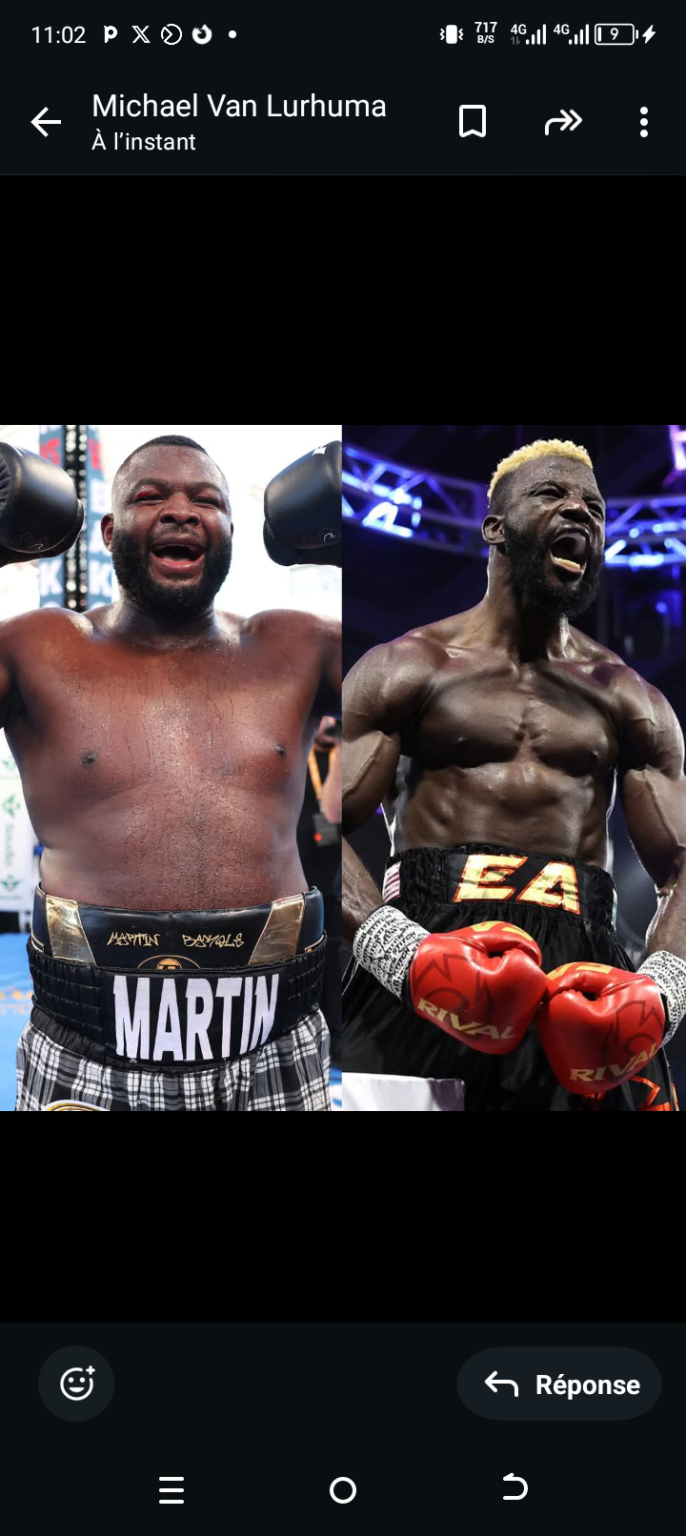 Boxe:Martin Bakole prêt pour le choc décisif contre Efe Ajagba.
