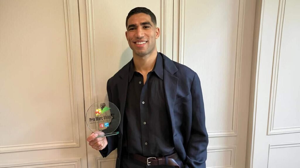 Prix Marc-Vivien Foé 2025 – Achraf Hakimi : « C’est une fierté pour moi » Prix Marc-Vivien Foé 2025 - Achraf Hakimi : "C'est une fierté pour moi"