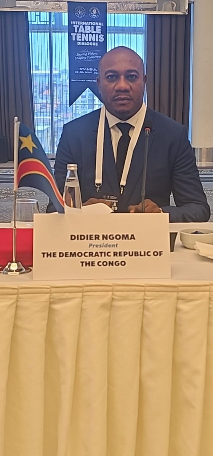 Tennis de Table/Conférence sur le développement de Tennis de Table:Didier Ngoma Ngoma (Président de la FTTC) a représenté la RDC à Istambul en Turquie.