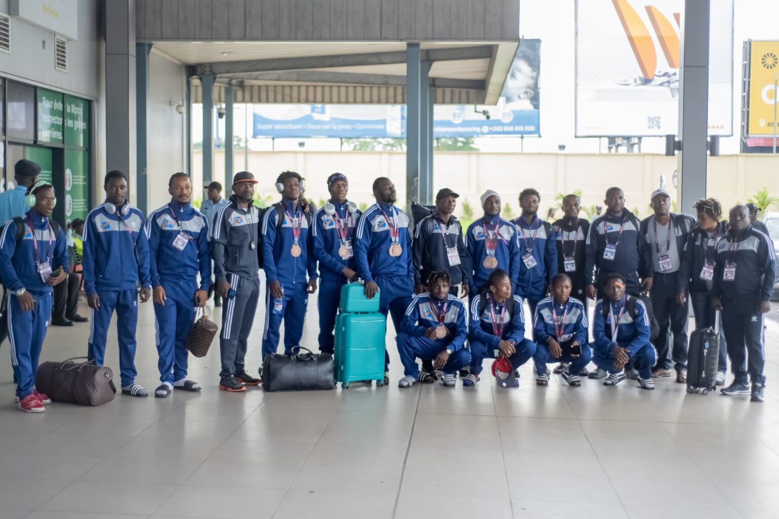 Luttes/Championnat d’Afrique Casablanca 2025:Retour triomphal des Léopards à Kinshasa avec 17 médailles (4 or, 2 arg et 11 bronze).