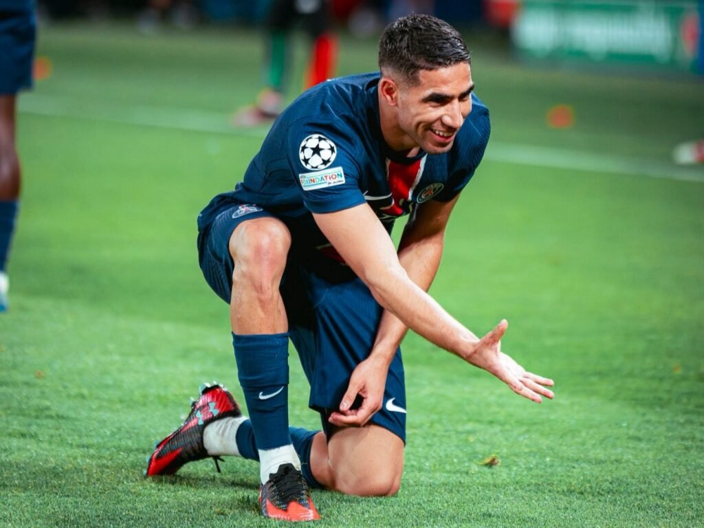 Achraf Hakimi remporte le prix Marc-Vivien Foé