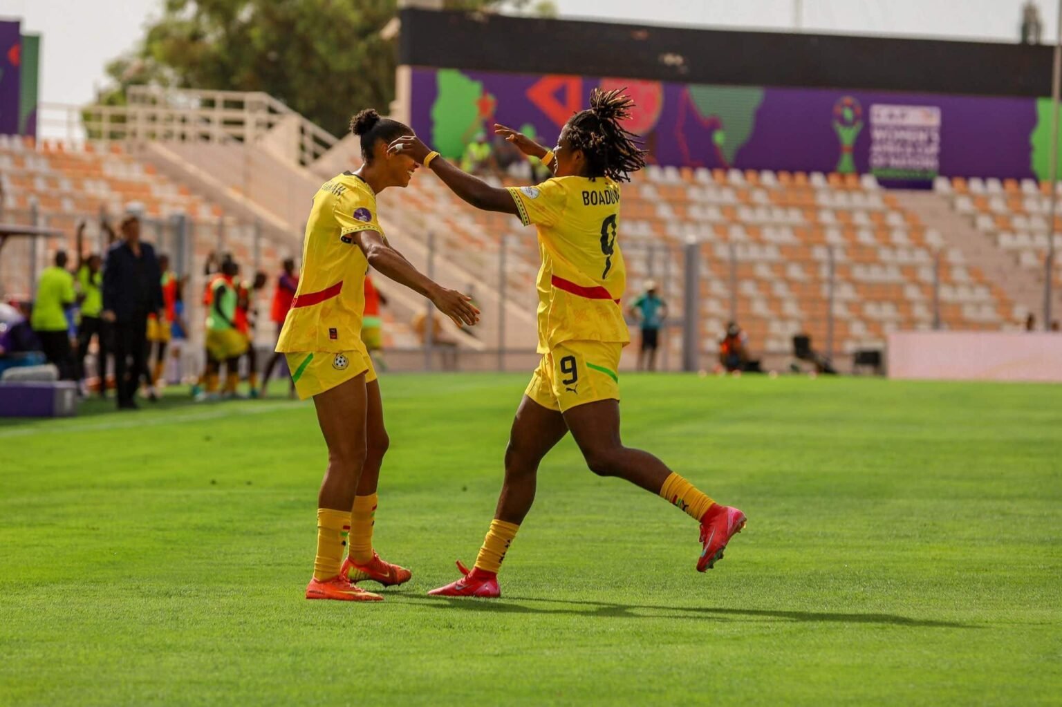 Le Ghana mène devant le Mali à la pause