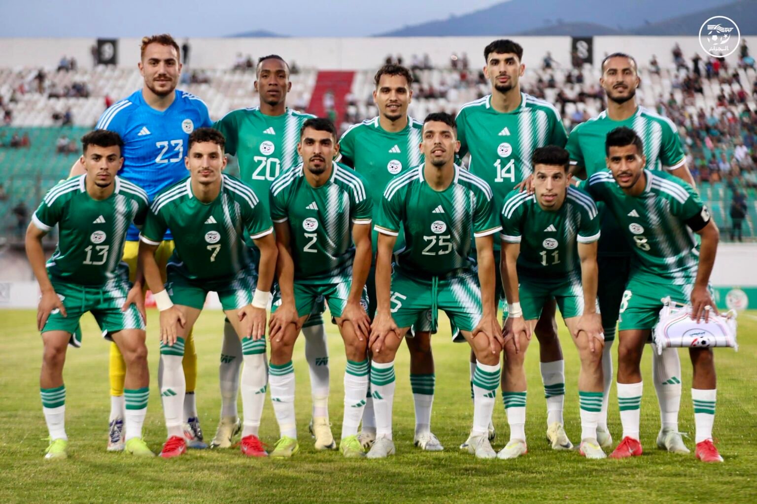 L'Algérie mène contre l'Ouganda à la pause