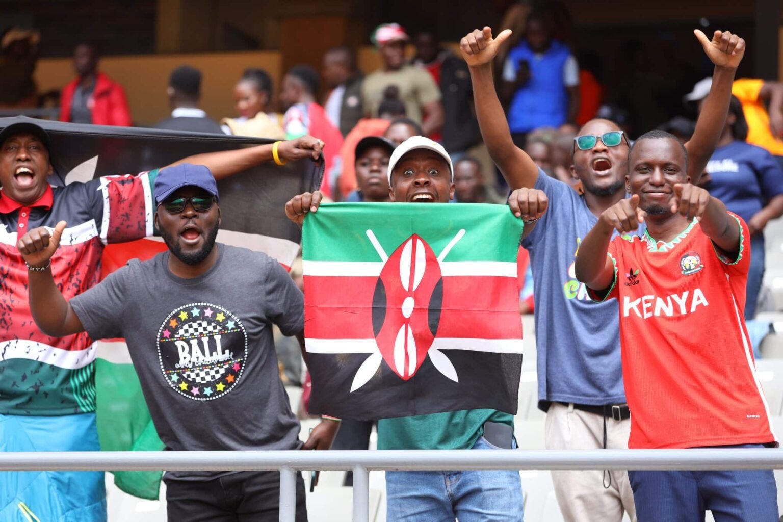 Le Kenya mène contre la RDC à la pause