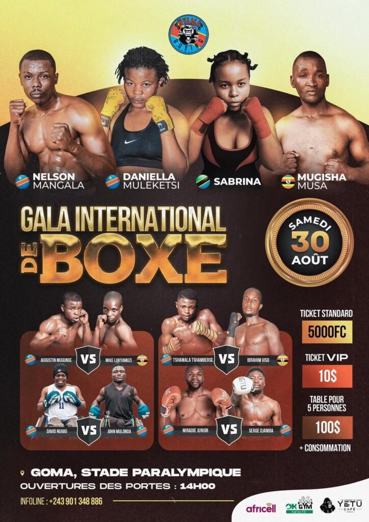 Boxe:Nyama boxing se prépare pour un nouveau Gala International de Boxe mémorable.