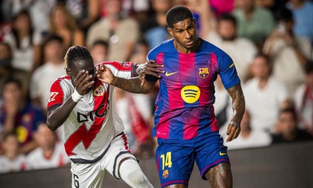 Pathe Ciss, solide prestation face au Fc Barcelone