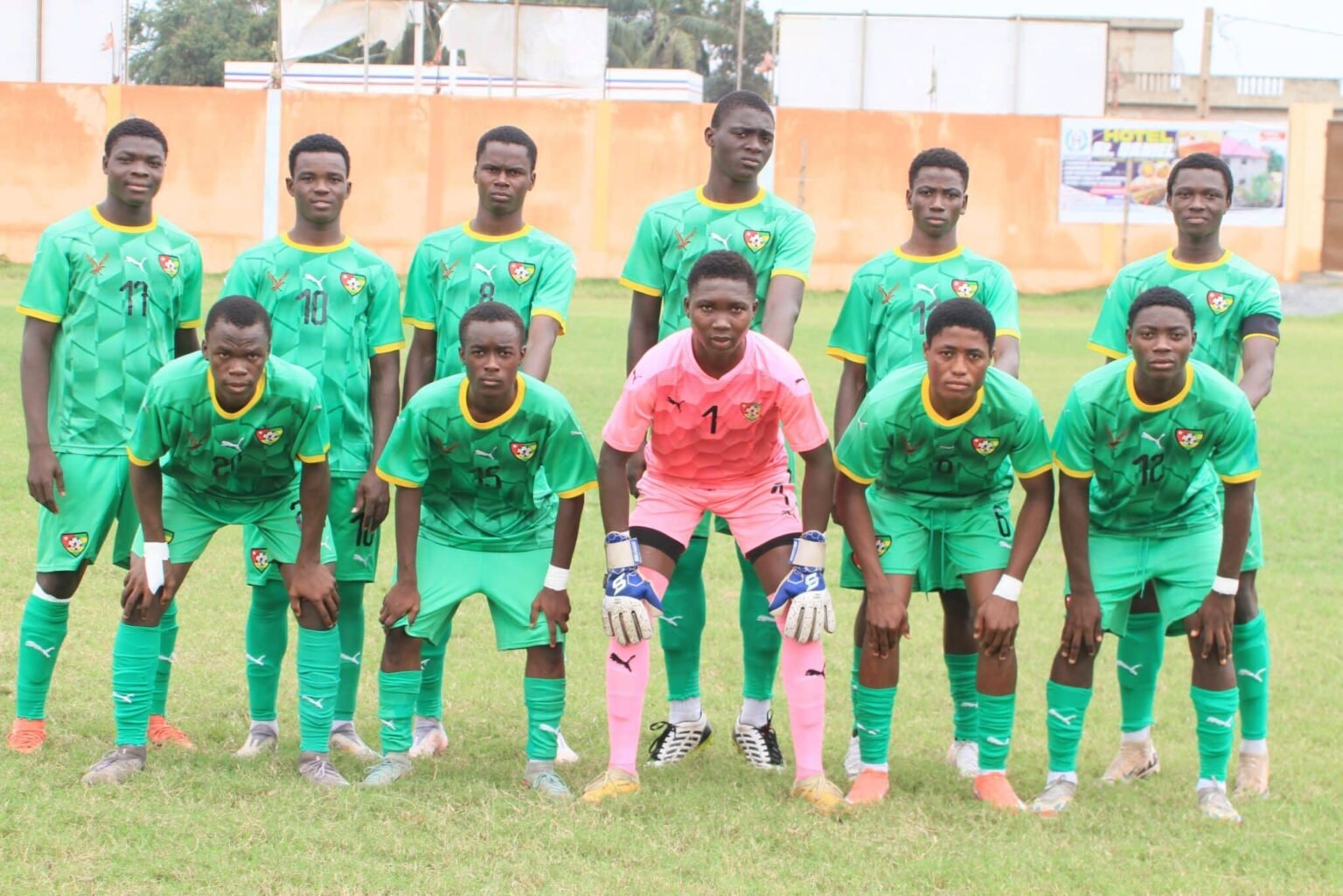 La liste du Togo est officielle