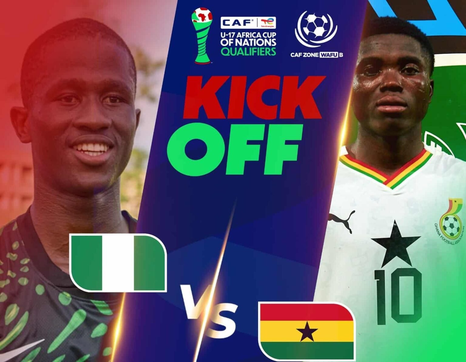 Tournoi UFOA B U17 : Suivez le match Nigeria