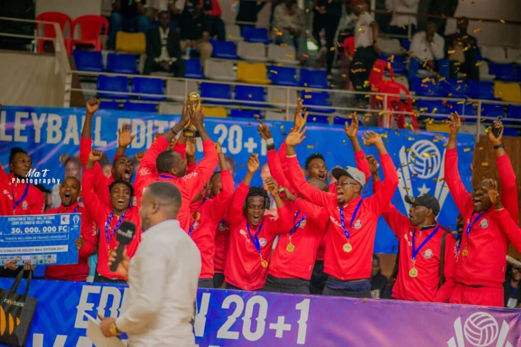 Coupe du Congo de Volley-ball 2025:VC La Loi (D) & Espoir (M) sur le toit.