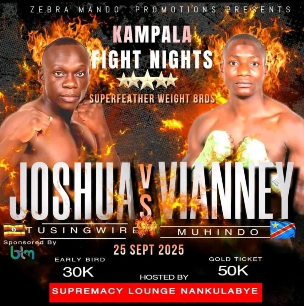 Boxe pro:Vianney Muhindo attendu a Kampala pour son grand retour sur le Ring.