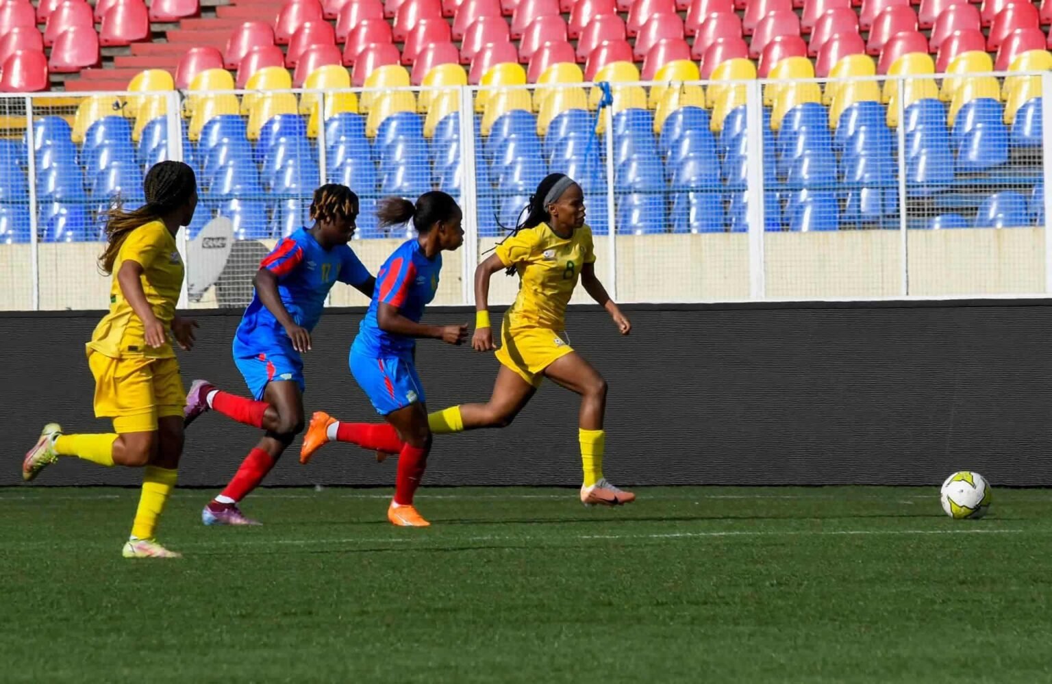 Elim CAN Féminine 2026 : Mi-temps, la RDC tient bon face à l’Afrique du Sud