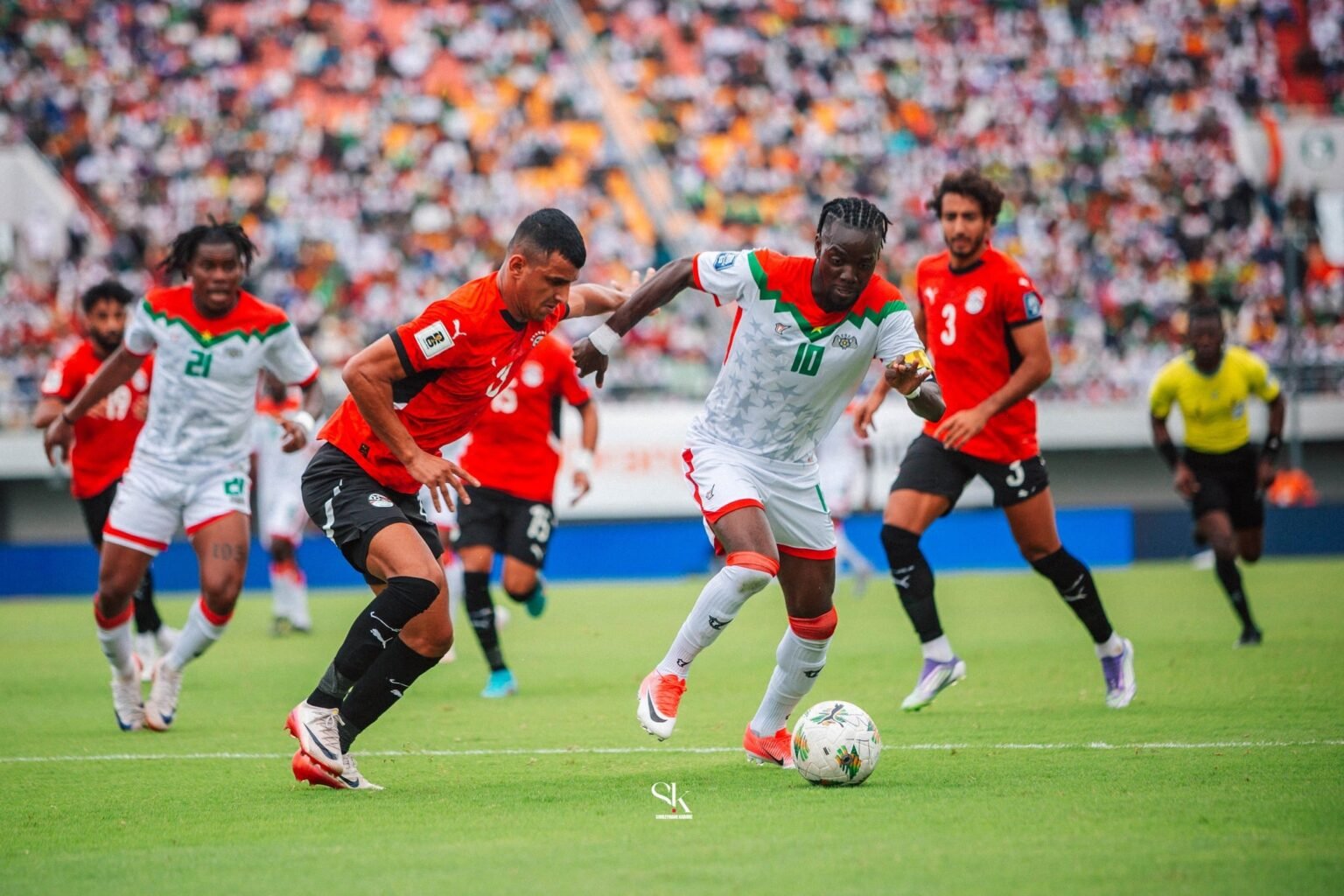 La liste du Burkina avec un retour