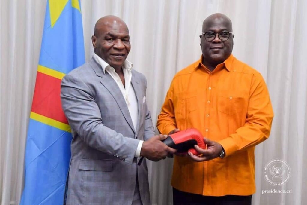 de futurs projets en gestation entre Mike Tyson et le Président Tshisekedi