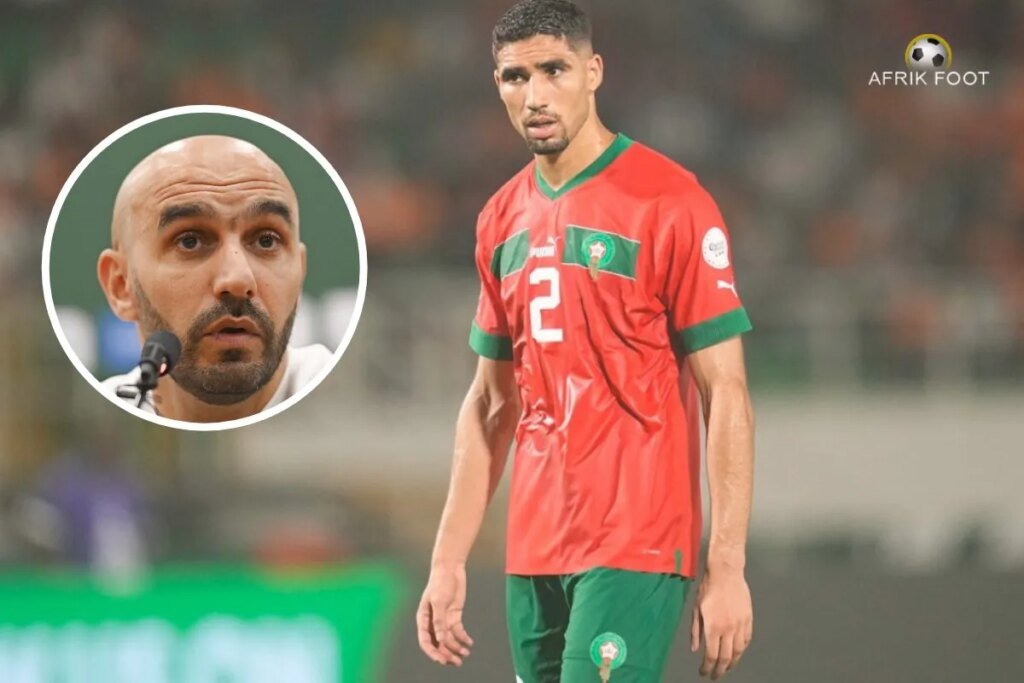 Hakimi 6e, la réaction de Regragui