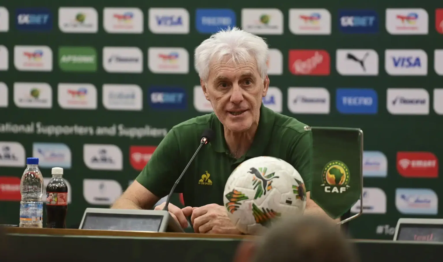 CAN 2025 - H. Broos (coach Afrique du Sud) : « contre l’Égypte, nous savons à qui nous avons affaire »