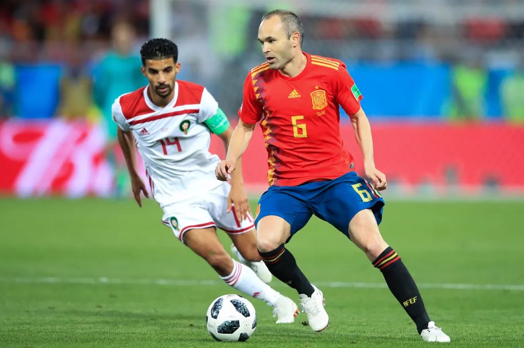 Le plan de la FRMF avec Andrés Iniesta, présent au Maroc Le plan de la FRMF avec Andrés Iniesta, présent au Maroc