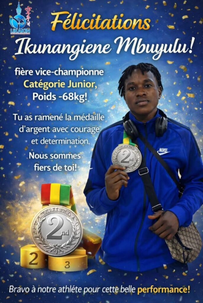 Karaté:Glory Mbuyulu Ikunangiene fait sensation en glanant la médaille d’argent au Youth League U17 à Harare.