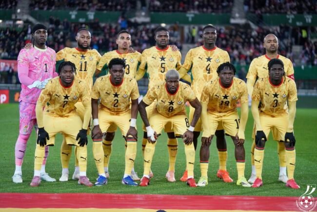La composition du Ghana contre l’Allemagne La composition du Ghana contre l’Allemagne