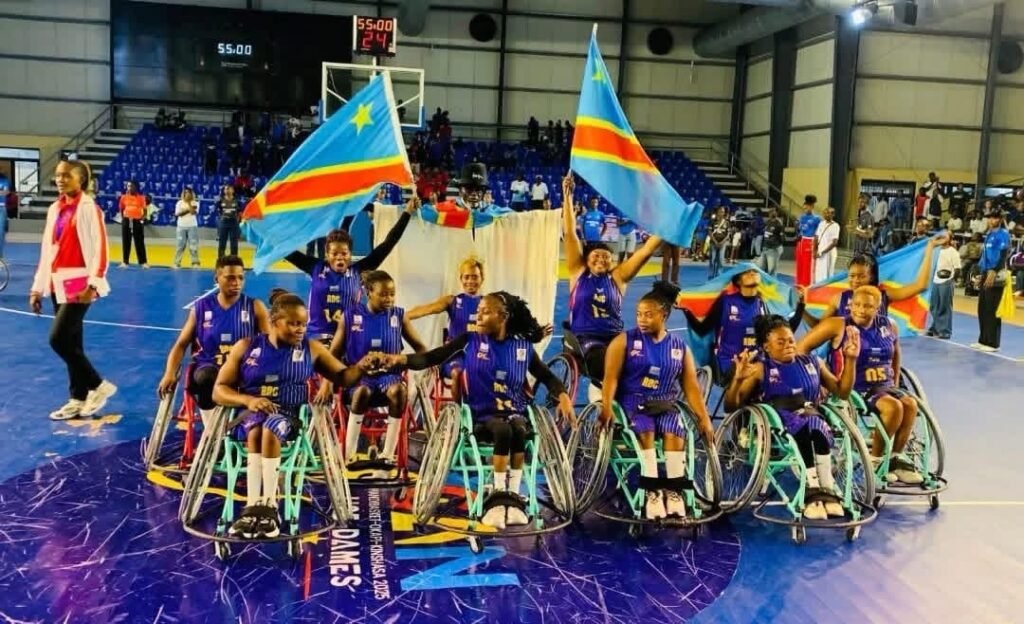 Basket-fauteuil (F) : la RDC sacrée championne d’Afrique U25