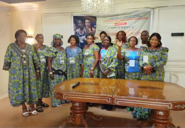 Athlétisme:À l’initiative de la Commission des cadres féminins d’athlétisme,la conférence sur le thème : ‘’Participation et leadership de la femme en athlétisme’’ a vécu ce samedi 4 avril. Athlétisme:À l’initiative de la Commission des cadres féminins d’athlétisme,la conférence sur le thème : ‘’Participation et leadership de la femme en athlétisme’’ a vécu ce samedi 4 avril.