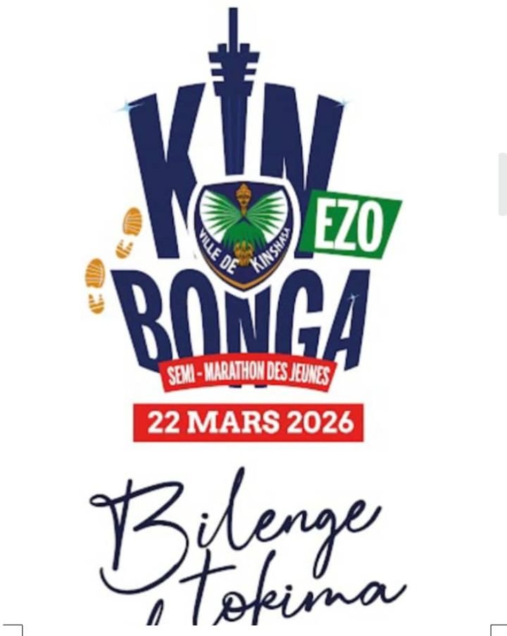 Athlétisme:Le Semi-Marathon de la jeunesse ‘’Kin Ezo Bonga’’ sera couru ce dimanche 12 avril 2026 Athlétisme:Le Semi-Marathon de la jeunesse ‘’Kin Ezo Bonga’’ sera couru ce dimanche 12 avril 2026