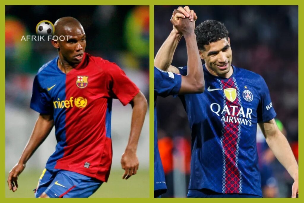 Achraf Hakimi fonce sur le record de Samuel Eto’o en Ligue des champions !