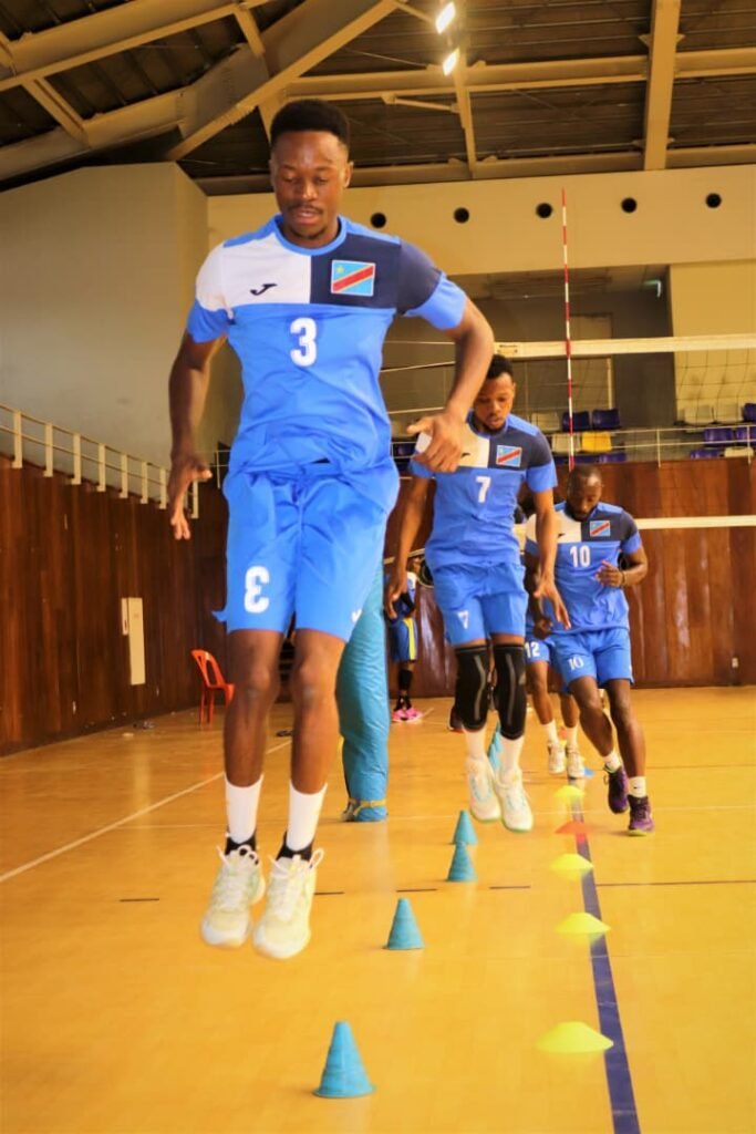 Volley-ball:En prévision de la CAN de Volley-ball Messieurs Kinshasa 2026:Les Léopards ont eu leur deuxième séance de préparation mardi.