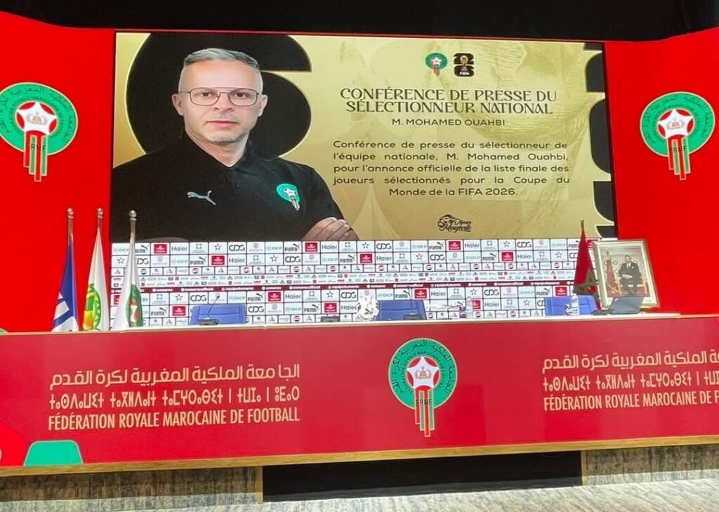 Coupe du Monde 2026 : Mohamed Ouahbi dévoile ses 26 lions du Maroc – Africa Top Sports Coupe du Monde 2026 : Mohamed Ouahbi dévoile ses 26 lions du Maroc - Africa Top Sports