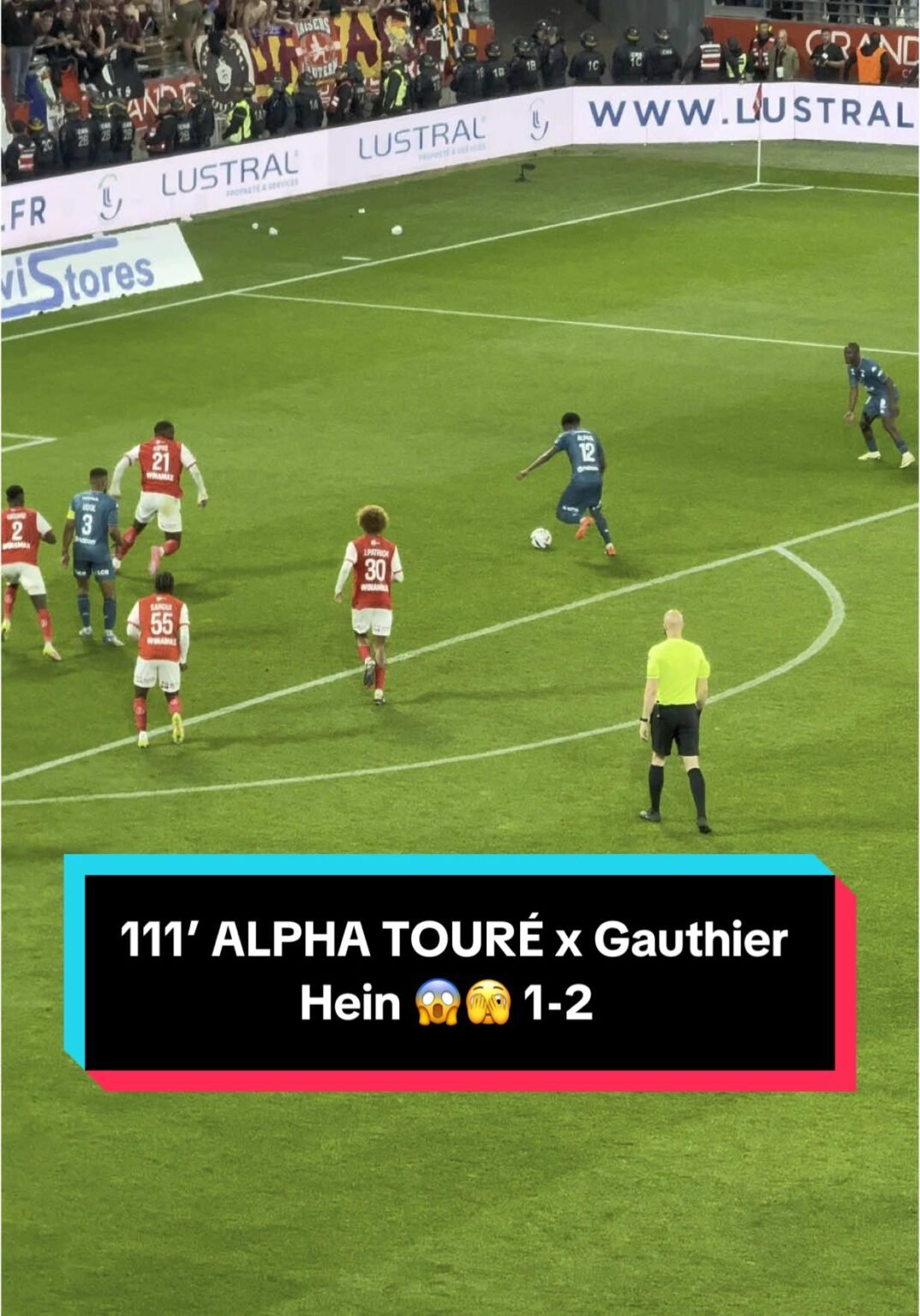 Alpha Touré et la magie de Gauthier Hein à Metz (via Dounia Mesli @ATS_fr)