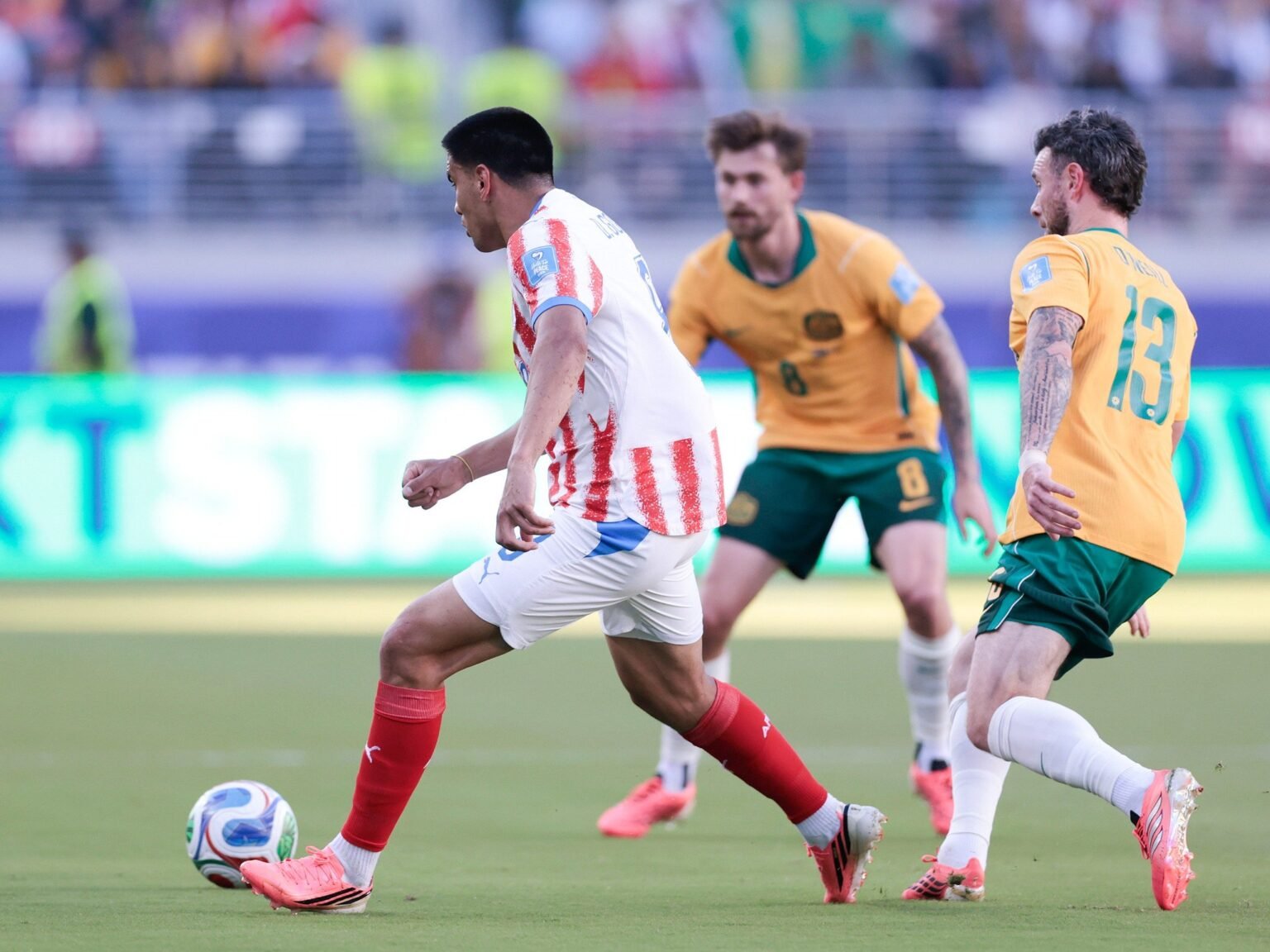 Coupe du monde 2026 : Mi-temps, nul vierge entre Paraguay et l'Australie