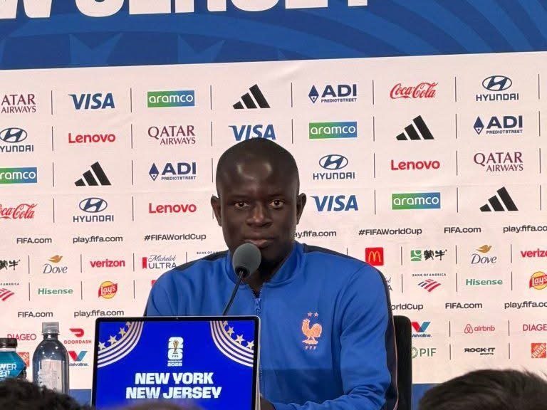 Coupe du Monde 2026 – N’Golo Kanté (Joueur France) : « La volonté, c’est de gagner contre le Sénégal. » Coupe du Monde 2026 - N’Golo Kanté (Joueur France) : « La volonté, c'est de gagner contre le Sénégal. »