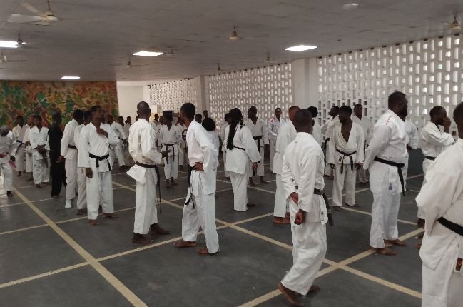 Karaté:En prévision des préparatifs du championnat de l’UFAK/Région Centre,les Léopards démarrent leur préparation ce lundi au Centre Sportif de Judo‘’. Karaté:En prévision des préparatifs du championnat de l’UFAK/Région Centre,les Léopards démarrent leur préparation ce lundi au Centre Sportif de Judo‘’.