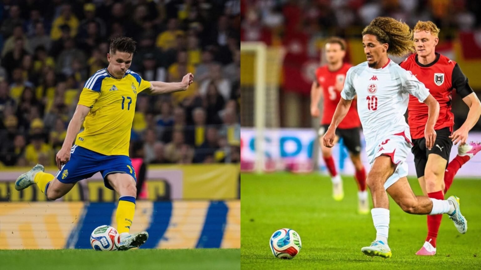 Coupe du Monde 2026 : Suède - Tunisie, les compos officielles