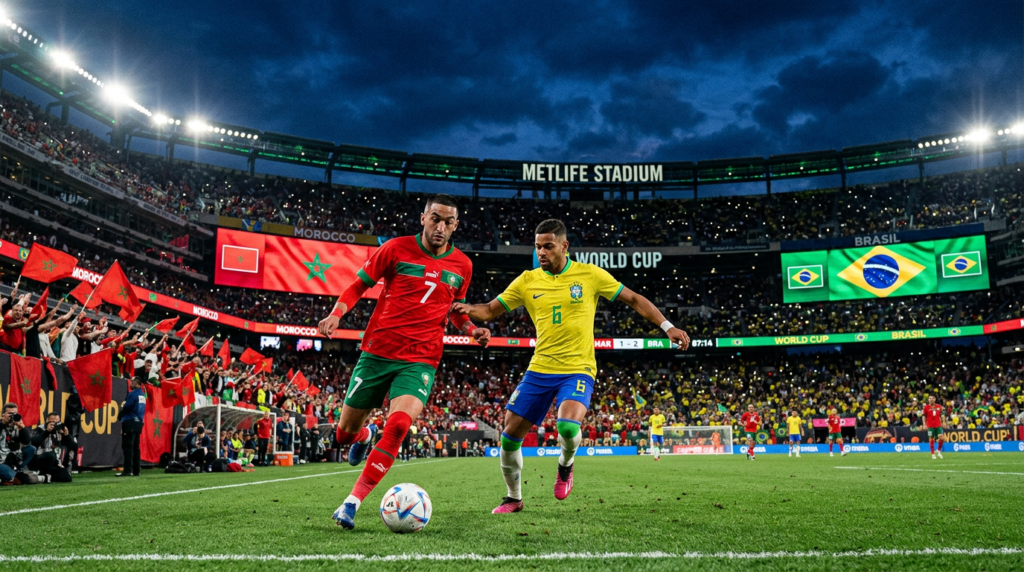 Maroc-Brésil, le choc des mondes — Quand l’Afrique défie le football cosmique