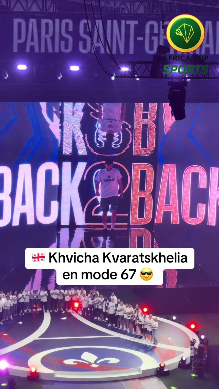 😎 Khvicha Kvaratskhelia en mode « six seven » — Dounia Mesli - Africa Top Sports