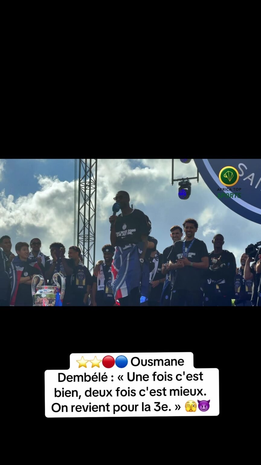 😈 Ousmane Dembélé lance déjà la saison prochaine du PSG — Dounia Mesli - Africa Top Sports